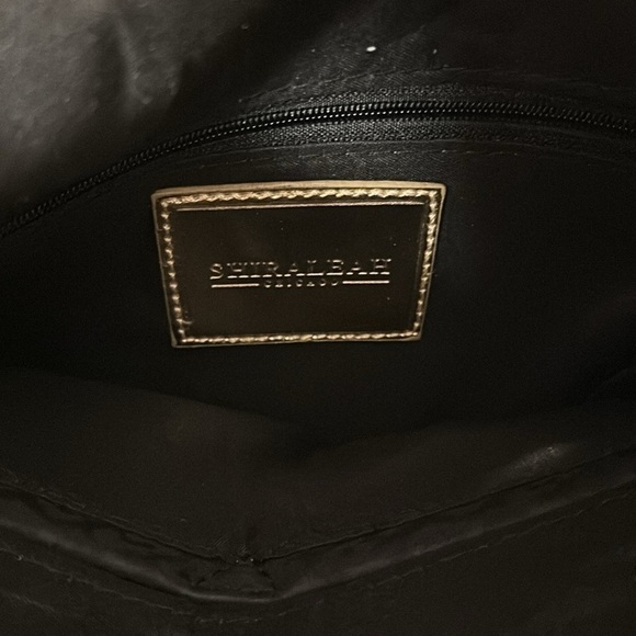 SHIRALEAH of CHICAGO VEGAN black leopard print clutch - Picture 8 of 13